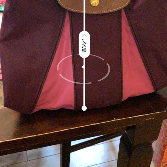 Longchamp Colorblock Expandable Le Pilage Bag - Picture 8 of 8